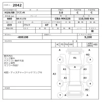 Suzuki WAGON R лот № 2042 оценка 3  с аукциона в Японии 6