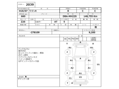 Suzuki WAGON R  с аукциона в Японии