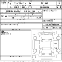 Toyota LAND CRUISER лот № 2205 оценка 5  с аукциона в Японии 2