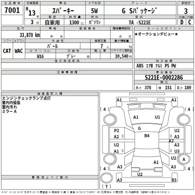 Toyota SPARKY  с аукциона в Японии