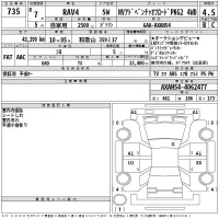 Toyota RAV4 лот № 735 оценка 4.5  с аукциона в Японии 2