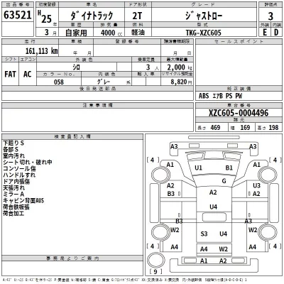 Toyota DYNA  с аукциона в Японии