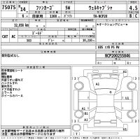 Toyota FUNCARGO лот № 75075 оценка 4.5  с аукциона в Японии 2