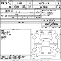 Toyota RAV4 лот № 76076 оценка 4  с аукциона в Японии 2