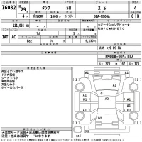 Toyota TANK лот № 76082 оценка 4  с аукциона в Японии 2