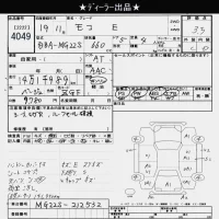 Nissan MOCO лот № 4049 оценка 3.5  с аукциона в Японии 6
