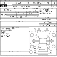 Honda N BOX лот № 99 оценка R  с аукциона в Японии 11