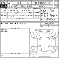 Mazda CX-8 лот № 36162 оценка 3.5  с аукциона в Японии 11