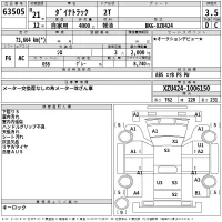 Toyota DYNA лот № 63505 оценка 3.5  с аукциона в Японии 2