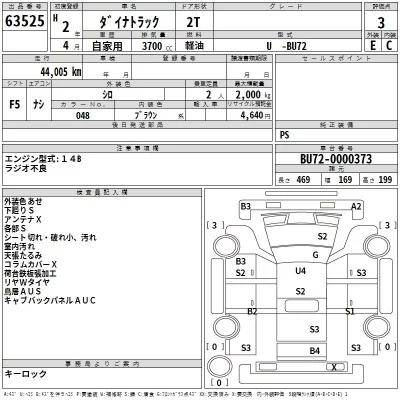Toyota DYNA  с аукциона в Японии