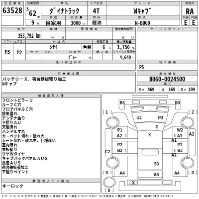 Toyota DYNA  с аукциона в Японии