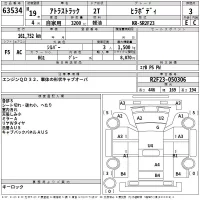 Nissan ATLAS лот № 63534 оценка 3  с аукциона в Японии 2