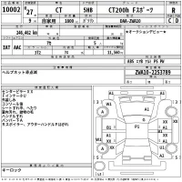 Lexus CT лот № 10002 оценка R  с аукциона в Японии 2