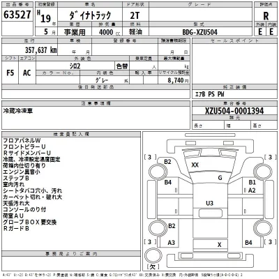 Toyota DYNA  с аукциона в Японии