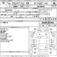 Toyota CROWN лот № 40 оценка RA  с аукциона в Японии 2