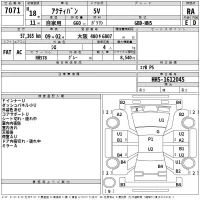 Honda ACTY VAN лот № 7071 оценка RA  с аукциона в Японии 2