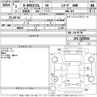 Honda N BOX лот № 3054 оценка RA  с аукциона в Японии 2