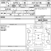 Mazda FLAIR WAGON лот № 3355 оценка RA  с аукциона в Японии 2