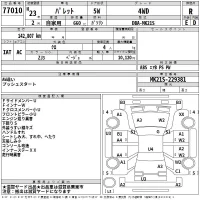 Suzuki PALETTE лот № 77010 оценка R  с аукциона в Японии 2