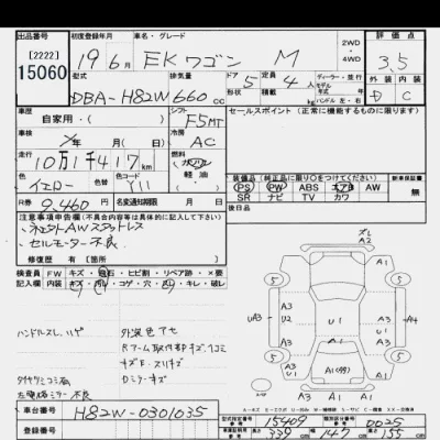 Mitsubishi EK WAGON  с аукциона в Японии