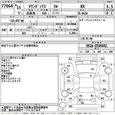 Mitsubishi TOWNBOX  с аукциона в Японии
