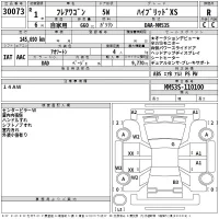 Mazda FLAIR WAGON лот № 30073 оценка R  с аукциона в Японии 2