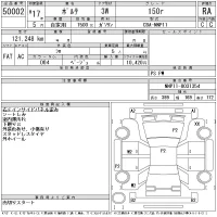 Toyota PORTE лот № 50002 оценка RA  с аукциона в Японии 11