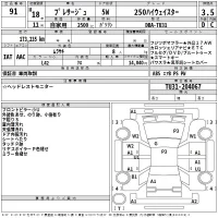 Nissan PRESAGE лот № 91 оценка 3.5  с аукциона в Японии 2