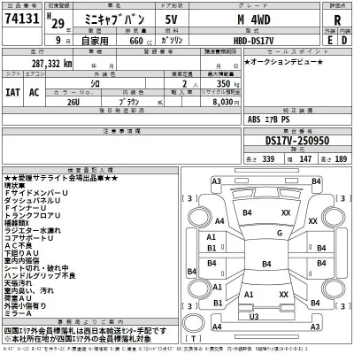 Mitsubishi MINICAB VAN  с аукциона в Японии