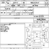 Suzuki ESCUDO лот № 233 оценка 3.5  с аукциона в Японии 2