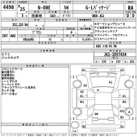 Honda N ONE лот № 4498 оценка RA  с аукциона в Японии 2