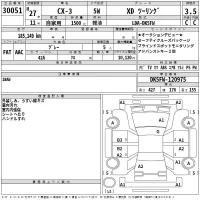 Mazda CX-3 лот № 30051 оценка 3.5  с аукциона в Японии 2