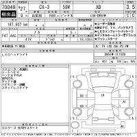 Mazda CX-3 лот № 70049 оценка 3.5  с аукциона в Японии 11