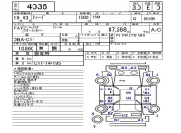 Nissan TIIDA лот № 4036 оценка 3  с аукциона в Японии 5