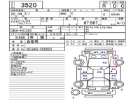 Nissan PINO лот № 3520 оценка R  с аукциона в Японии 5