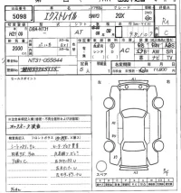 Nissan X-TRAIL лот № 5098 оценка RA  с аукциона в Японии 7
