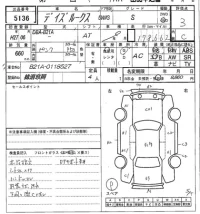 Nissan DAYZ ROOX лот № 5136 оценка 3  с аукциона в Японии 7