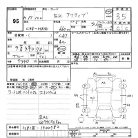 Mitsubishi EK ACTIVE лот № 95 оценка 3.5  с аукциона в Японии 3