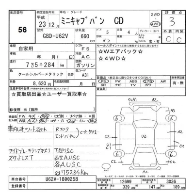 Mitsubishi MINICAB VAN  с аукциона в Японии