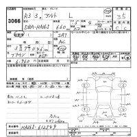 Suzuki ALTO лот № 3066 оценка 3.5  с аукциона в Японии 9