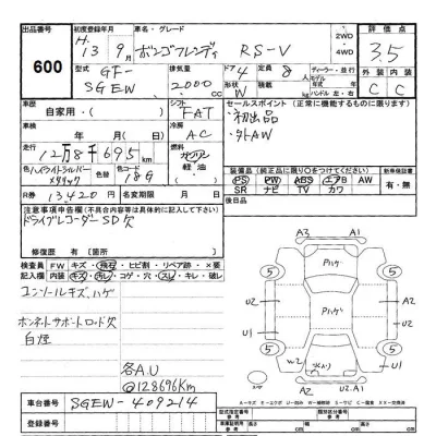 Mazda BONGO FRIENDEE  с аукциона в Японии
