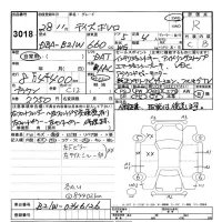 Nissan DAYZ лот № 3018 оценка R  с аукциона в Японии 9