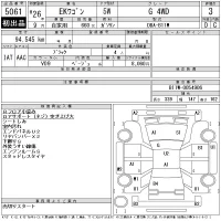 Mitsubishi EK WAGON лот № 5061 оценка 3  с аукциона в Японии 11