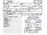 Nissan MOCO лот № 3526 оценка R  с аукциона в Японии 5