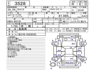 Nissan DAYZ лот № 3528 оценка R  с аукциона в Японии 5