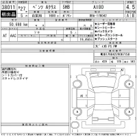 Mercedes-Benz A CLASS лот № 38011 оценка 4.5  с аукциона в Японии 11