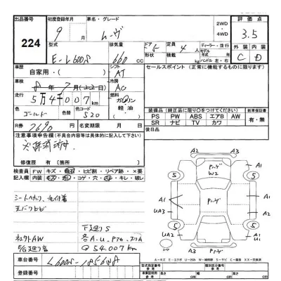 Daihatsu MOVE  с аукциона в Японии