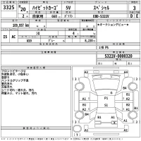 Daihatsu HIJET VAN лот № 3325 оценка 3  с аукциона в Японии 2