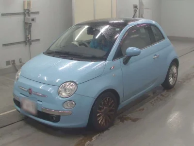 Fiat 500  с аукциона в Японии