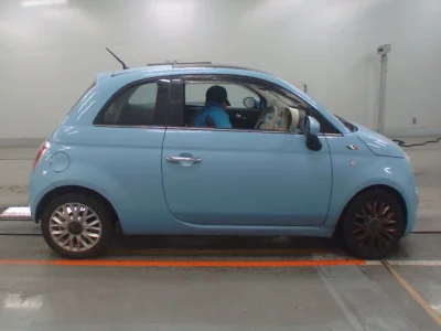 Fiat 500  с аукциона в Японии